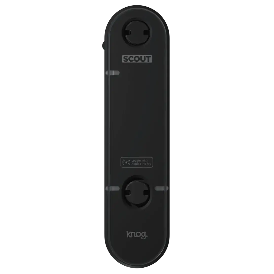 Bike Alarm & Finder with 85dB alarm and Apple Find My app compatibility, secure your bike with Scout's discreet, water-resistant design.