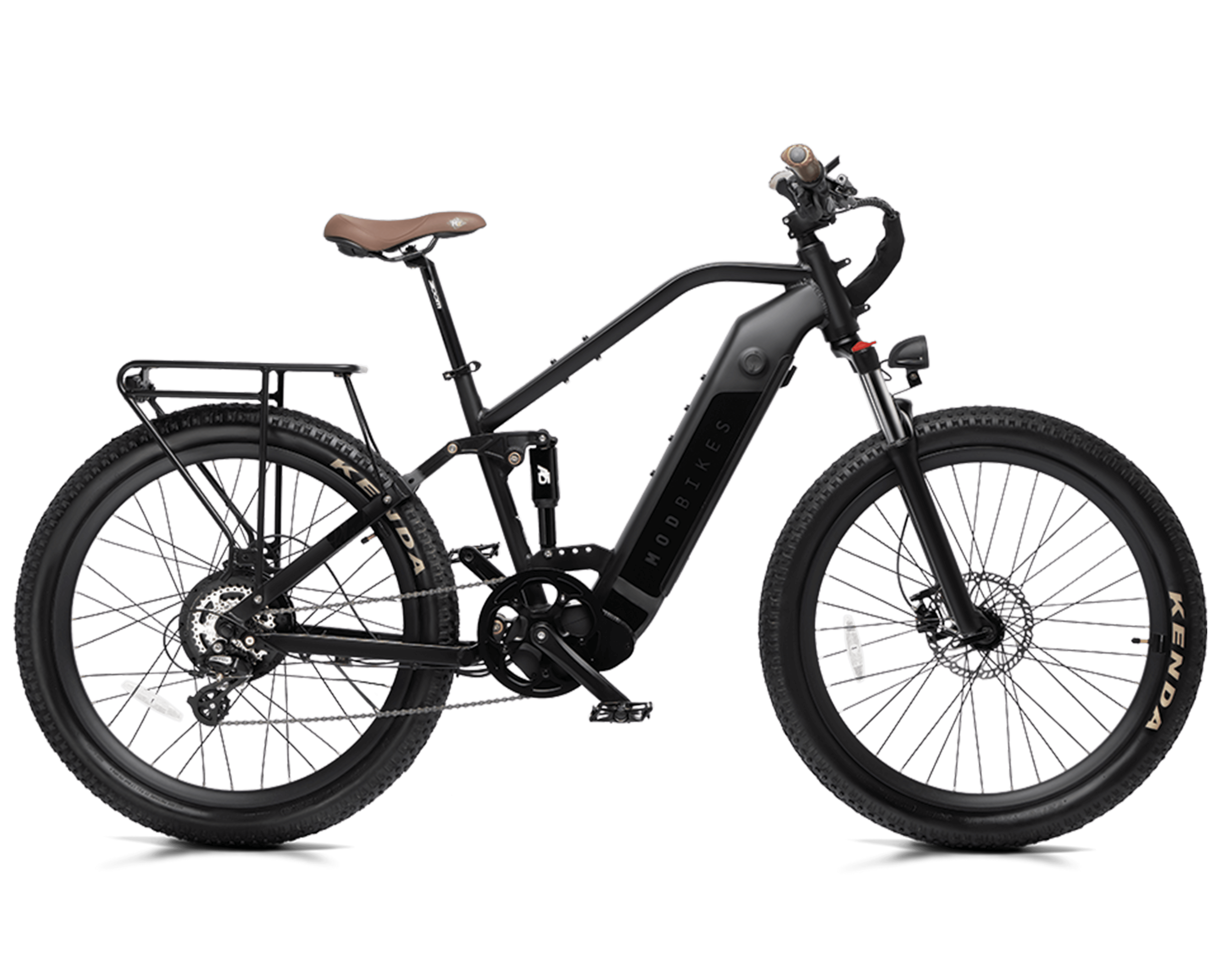 Mod Bikes Electric Mountain Bike Designed for Off Roading with Long Range Charcoal Black