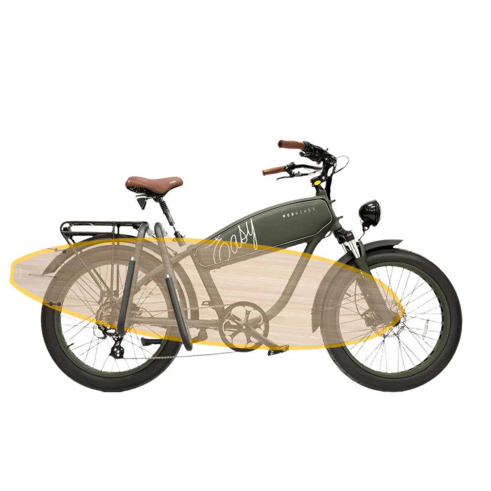 Moved By Bike Shortboard Rack