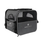MOD Pawsenger Pet Carrier Bag with mesh openings and adjustable straps for secure pet travel.