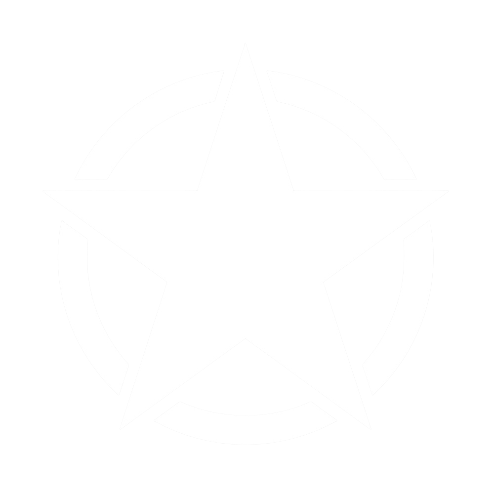 Army-Star Sidecar Sticker