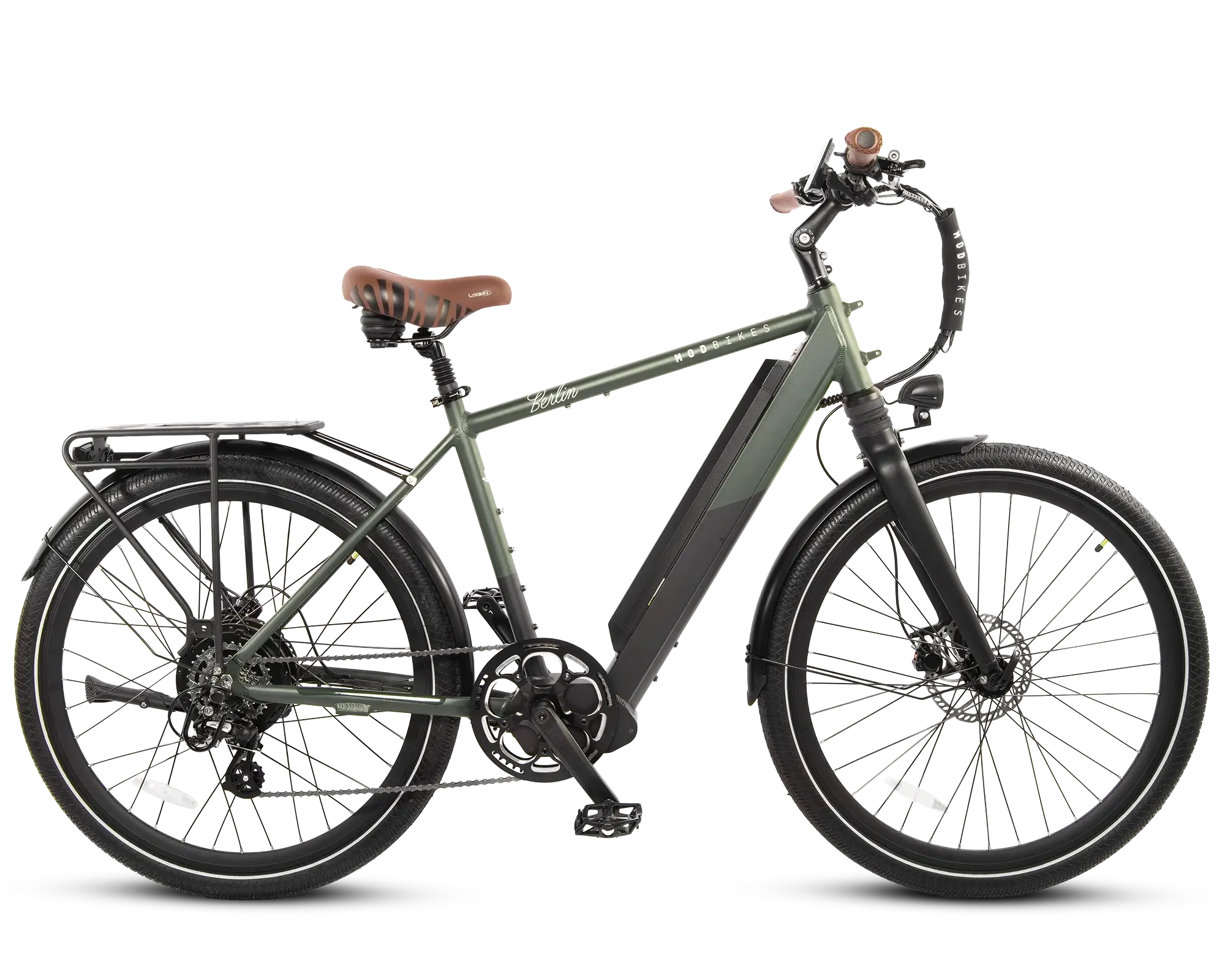 MOD Berlin 3 Top Commuter E-Bike Choice Army Green - HSA/FSA Eligible - Fast Commuter Ebike - Top Rated Electric Bicycle for Adults