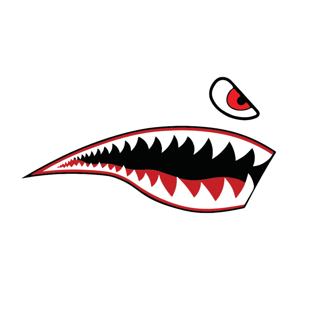 Flying-Tiger Sidecar Sticker | MOD BIKES