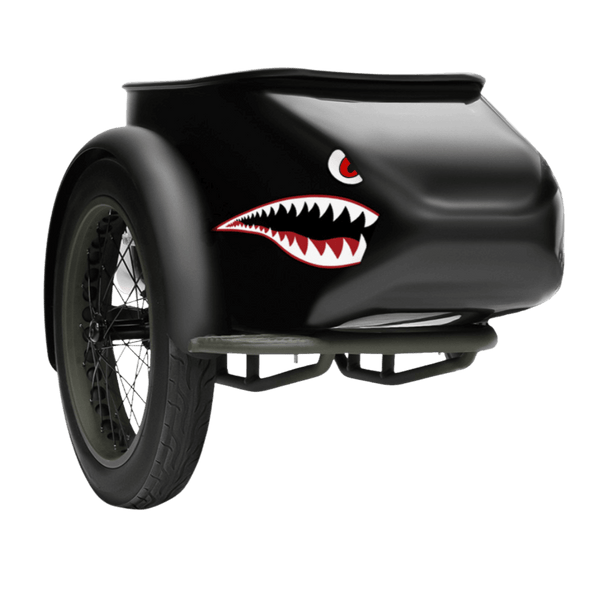 flying tiger motorcycle helmet decak Flying-Tiger Sidecar Sticker