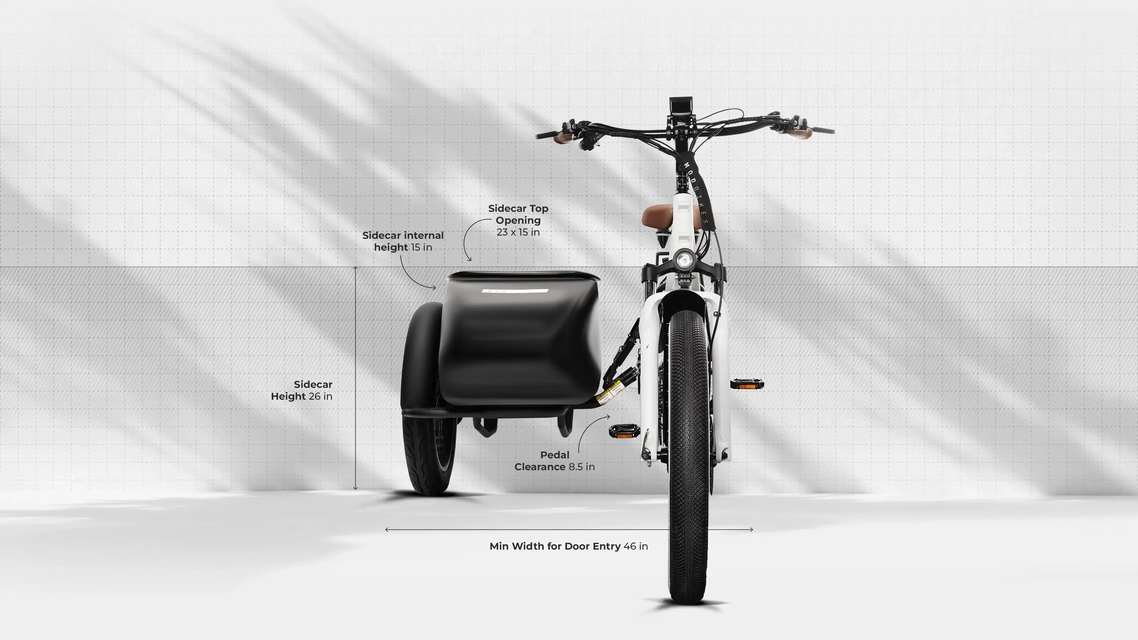 MOD Groove SideCar E-Bike - Ultimate Beach Cruiser | MOD BIKES