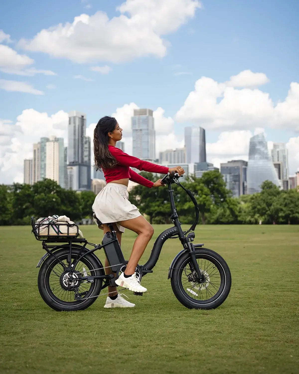 MOD City+ Step-Thru 3 + Step-Thru Foldable Electric Bike