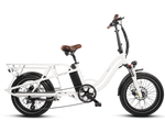 MOD CarGo 3 electric bike with a sturdy design and extended Snap-On rack for versatile hauling.