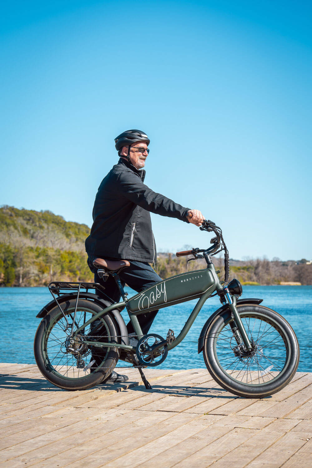 easy bike elektrofahrrad Retro Style Electric Bike Ebike for Seniors by MOD Bikes with Powerful Mid-Drive Motor, 28MPH, 45 Miles Range, 750W motor