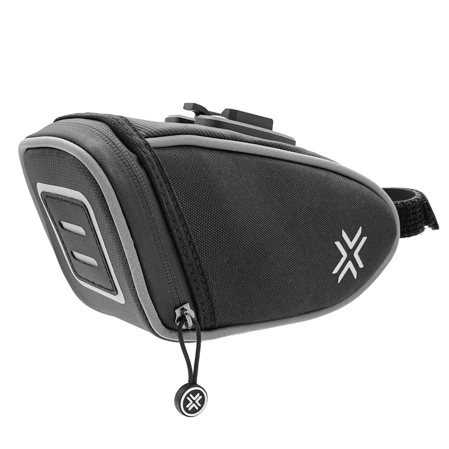 MOD Wedge Bag, a compact waterproof bike storage solution with quick-release system and sleek design.
